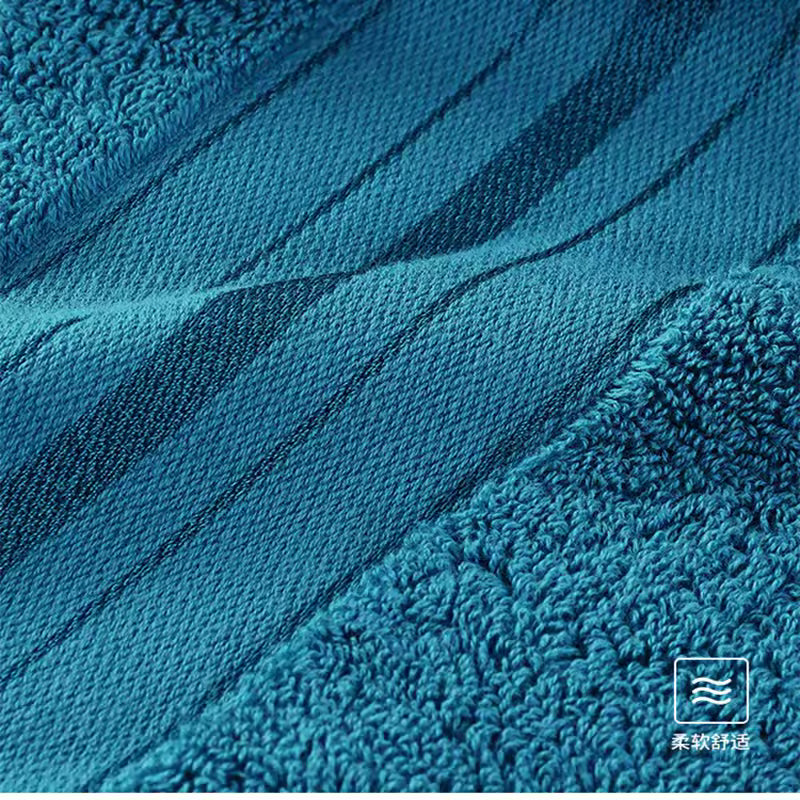 100% Egyptian Cotton Bath Towel Absorbent Adult Bath Towel Solid Colour Soft Affinity