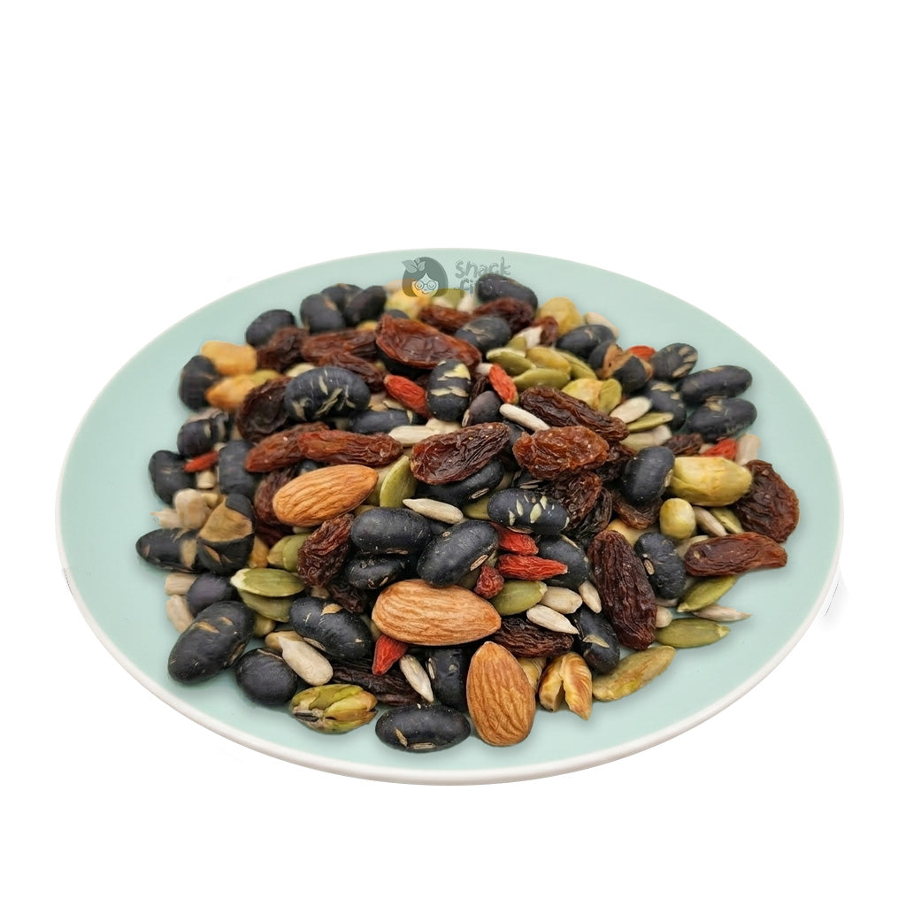 Berry Beany Medley (Black Beans, Black Raisins, Pumpkin & Sunflower Seeds, Goji Berries, Almonds) 200g