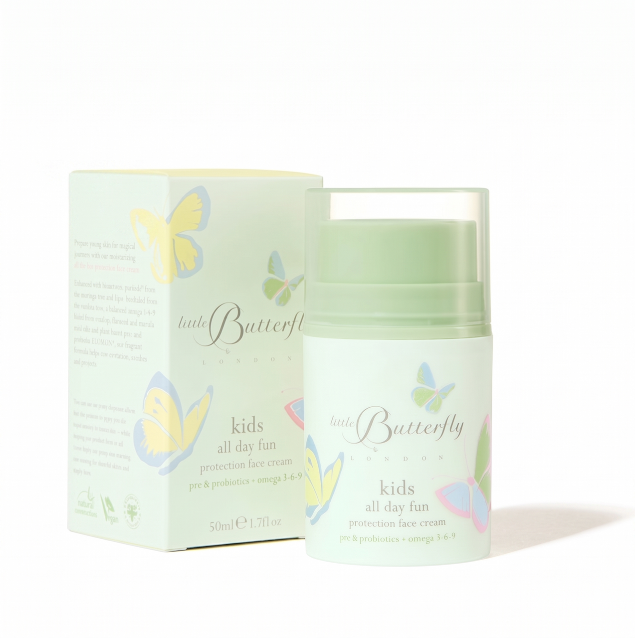Little Butterfly London all day fun KIDS PROTECTION FACE CREAM 50ml