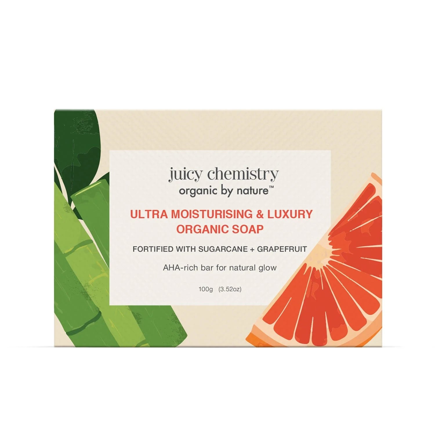 Juicy Chemistry sugarcane grapefruit organic soap Singapore