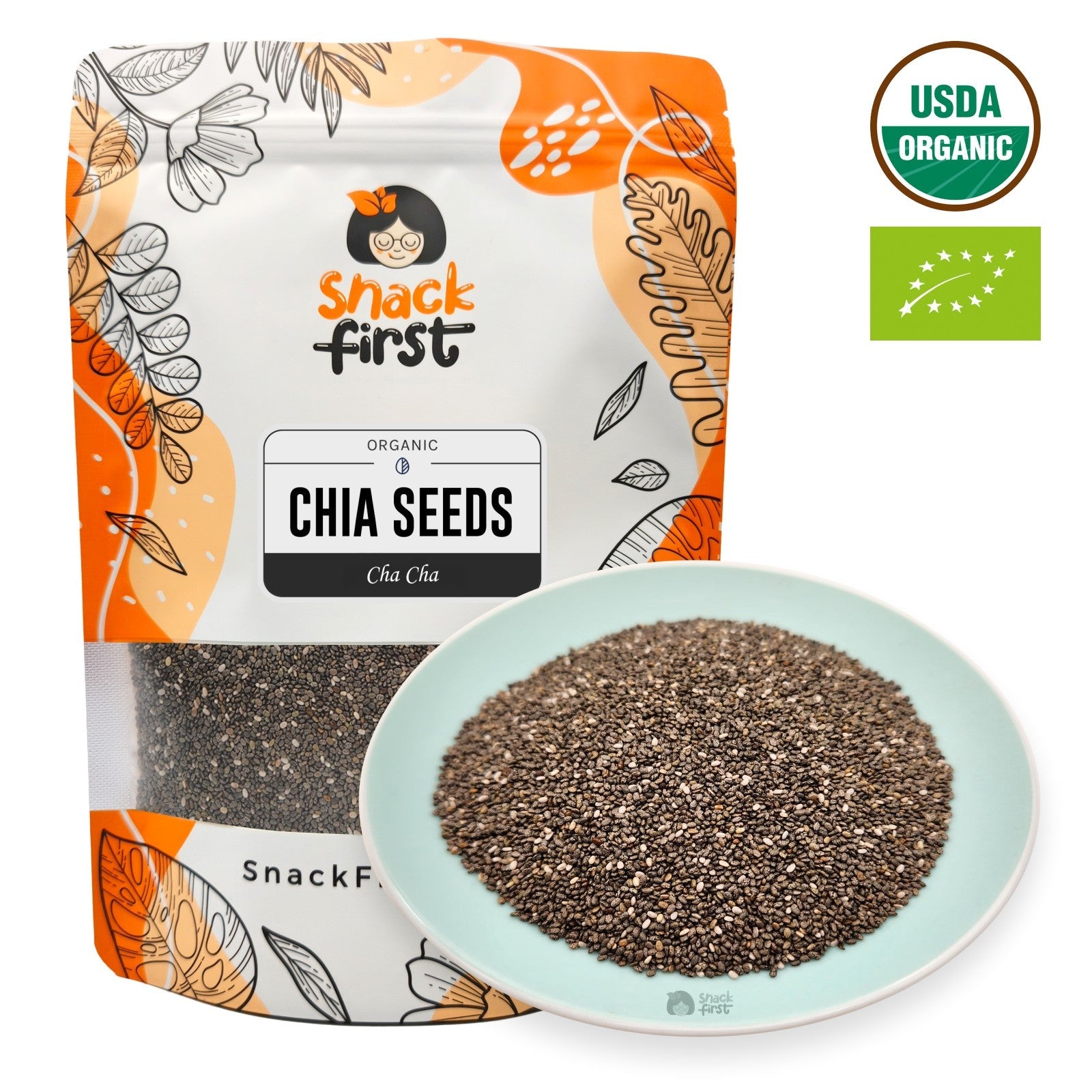 Organic Cha Cha Chia Seeds 500g