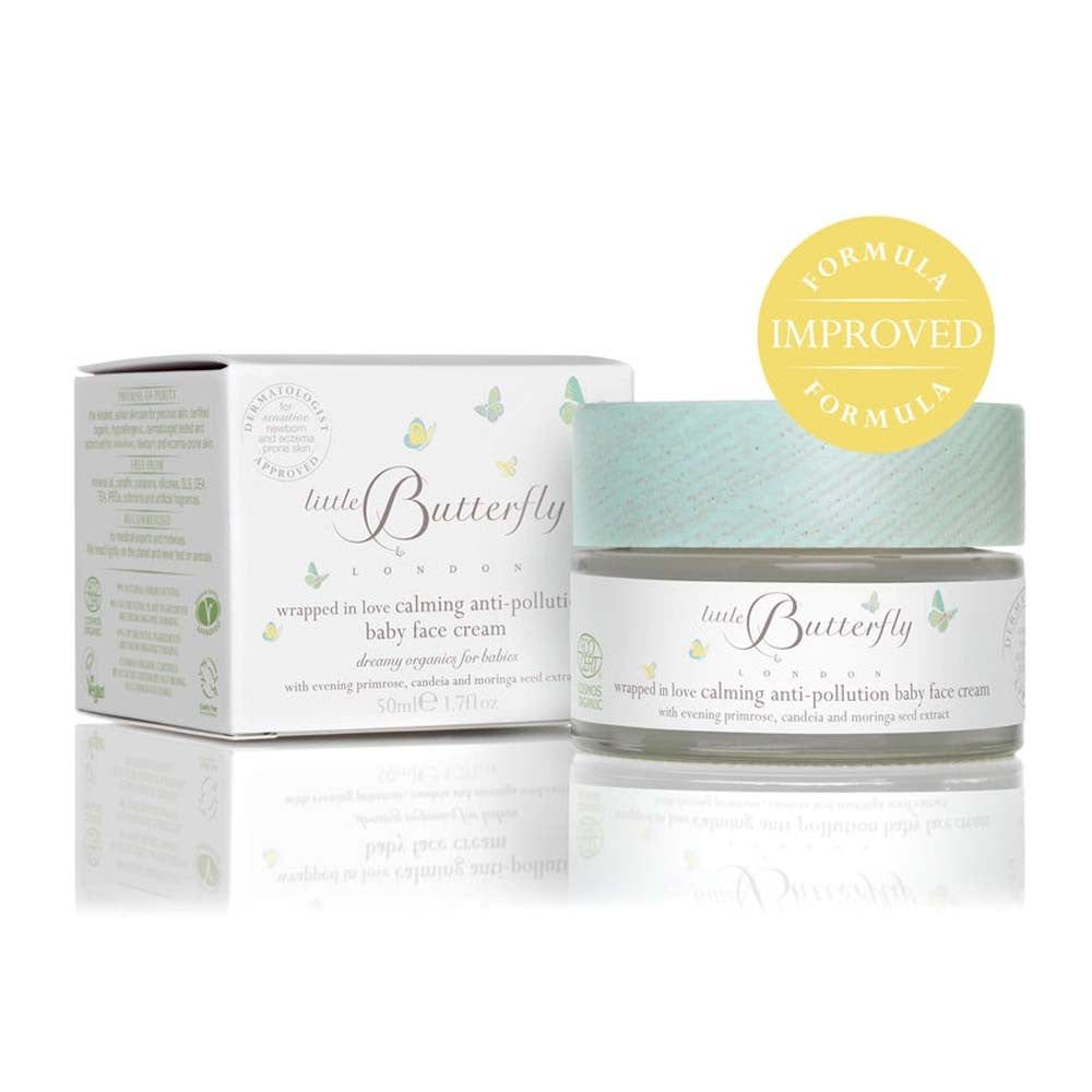 Little Butterfly London wrapped in love CALMING ANTI-POLLUTION BABY FACE CREAM 50ml