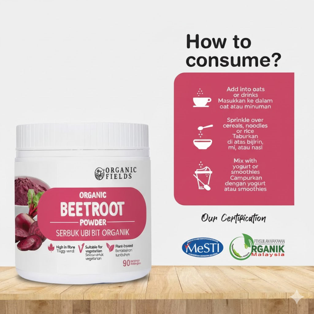 ORGANIC BEET ROOT POWDER 180GM