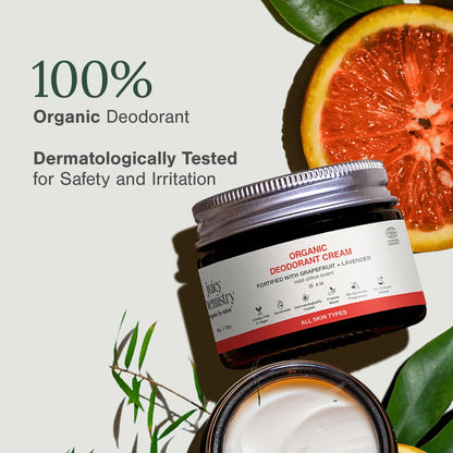 Juicy Chemistry Blood Orange & Geranium Organic Deodorant Jar