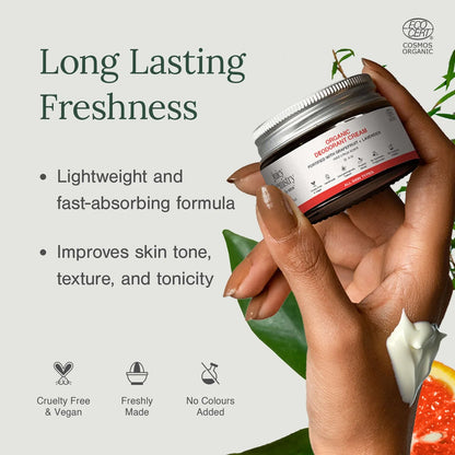 Juicy Chemistry Blood Orange & Geranium Organic Deodorant Jar