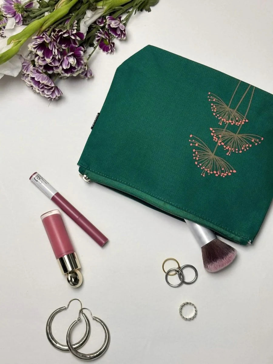 Makeup Pouch for Girls, Canvas Cosmetic Pouch