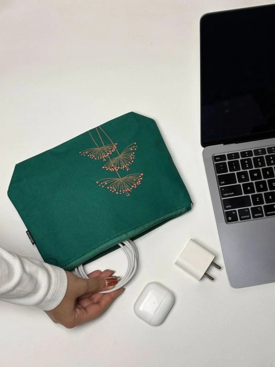 Makeup Pouch for Girls, Canvas Cosmetic Pouch