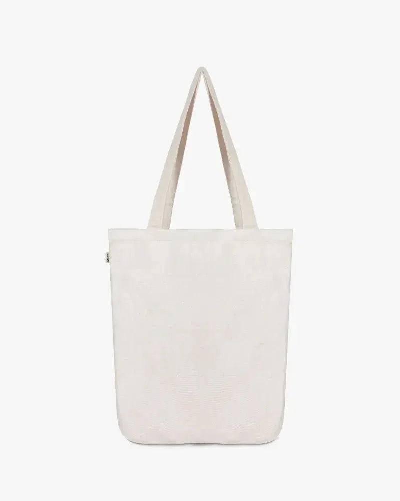 Flowers | Canvas Tote Bags for Women, College Bag for Girls, 100% Organic Cotton Tote Bag for Shopping, Travel & beach