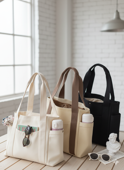 Large Capacity Canvas Tote Bags