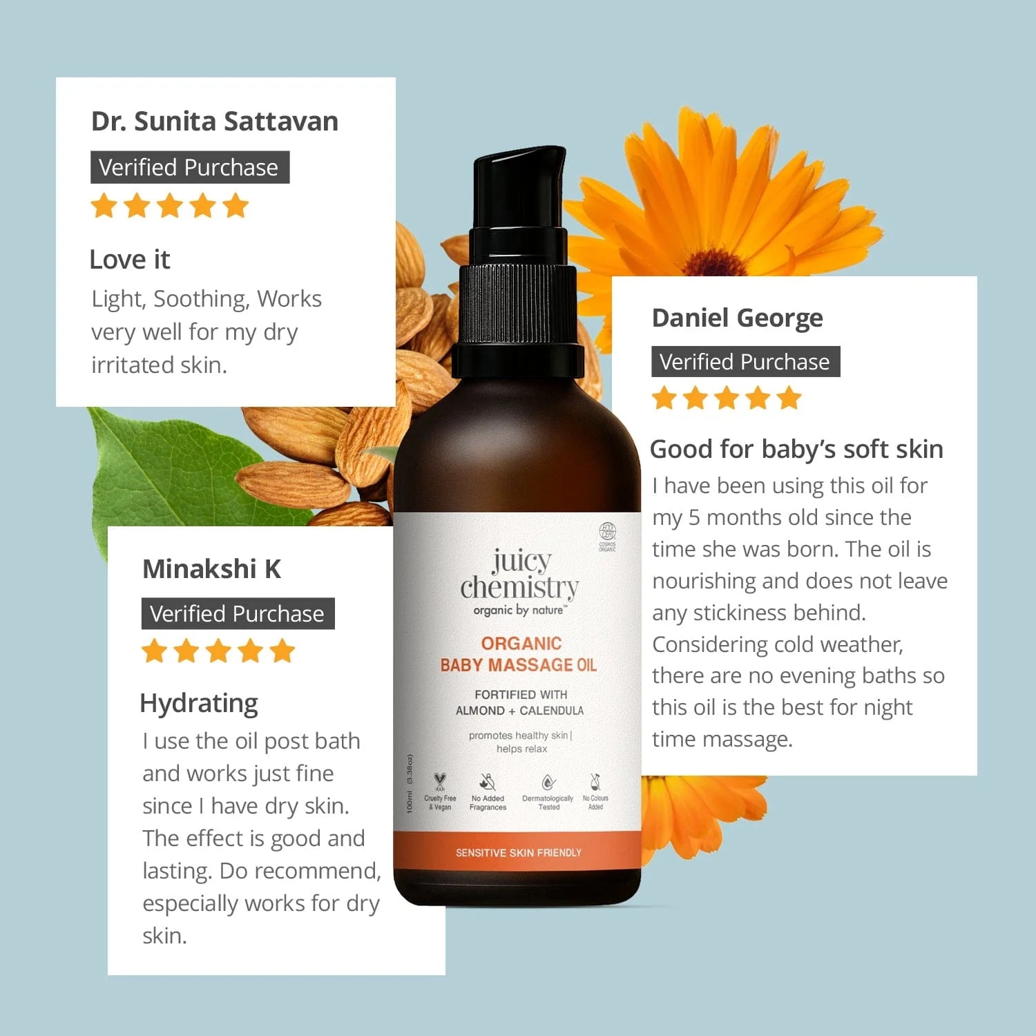 Juicy Chemistry baby oil Singapore