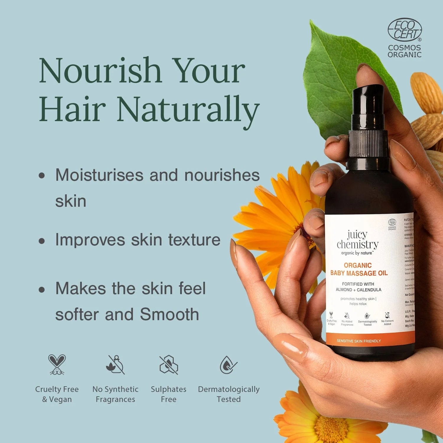 Juicy Chemistry baby oil Singapore