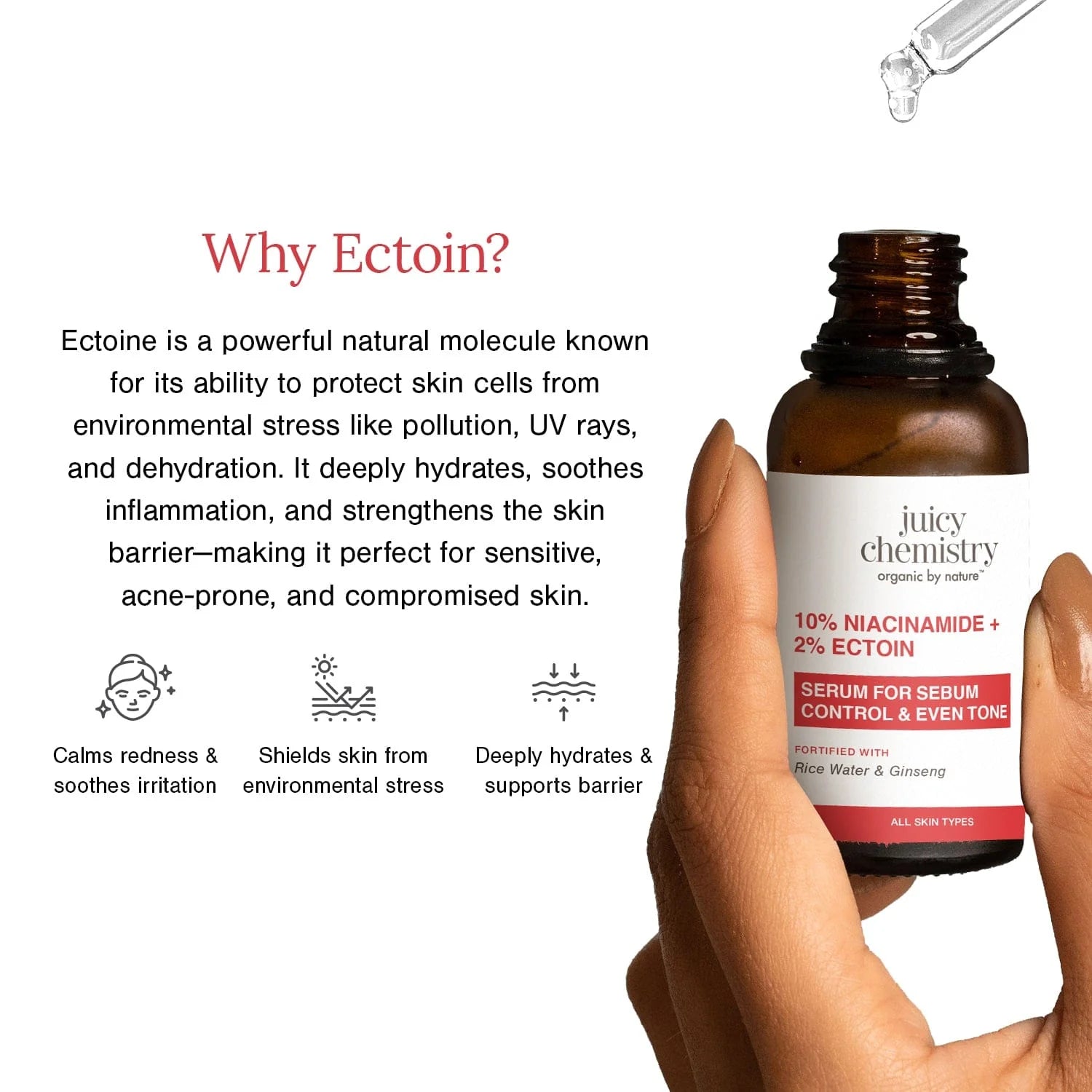 10% Niacinamide + 2% Ectoin face serum Singapore