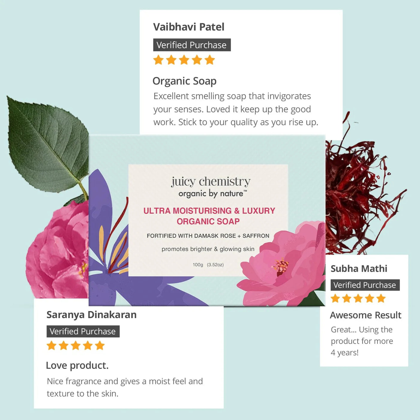 natural skincare soap 100g for face and body