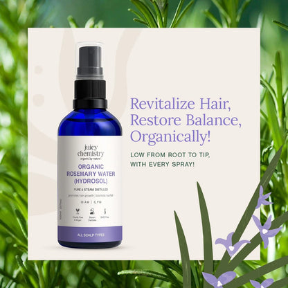 Juicy Chemistry organic rosemary water hydrosol 100ml Singapore