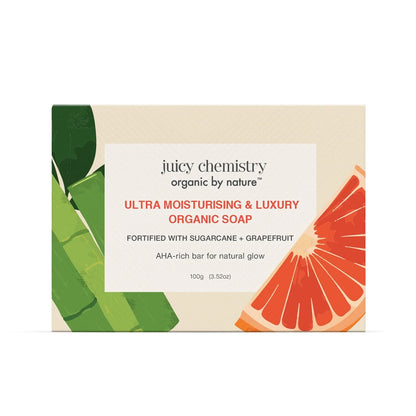 Juicy Chemistry sugarcane grapefruit organic soap Singapore