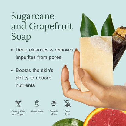 Juicy Chemistry sugarcane grapefruit organic soap Singapore