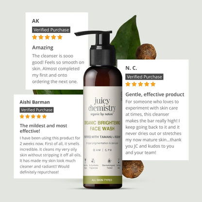 natural face wash for brightening skin