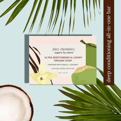 Juicy Chemistry vanilla coconut organic soap Singapore