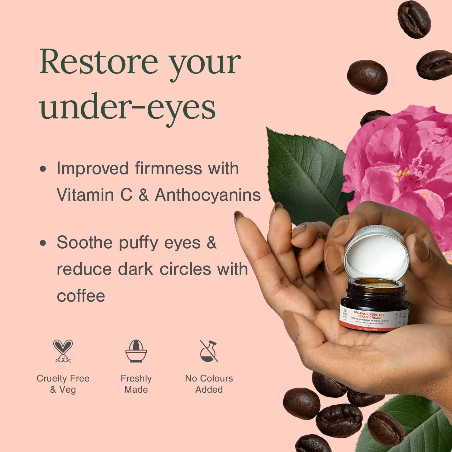 Juicy Chemistry eye cream for dark circles and puffiness Singapore