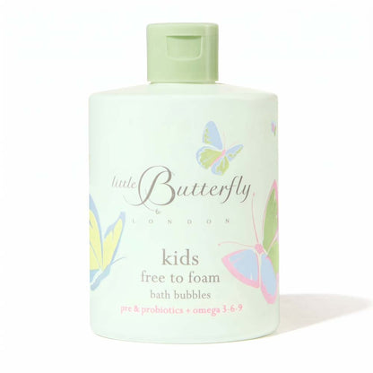 Little Butterfly London free to foam KIDS BATH BUBBLES 300ml