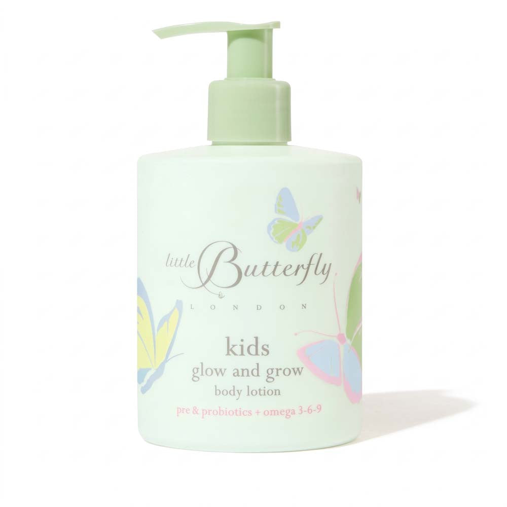 Little Butterfly London glow and grow KIDS BODY LOTION 300ml