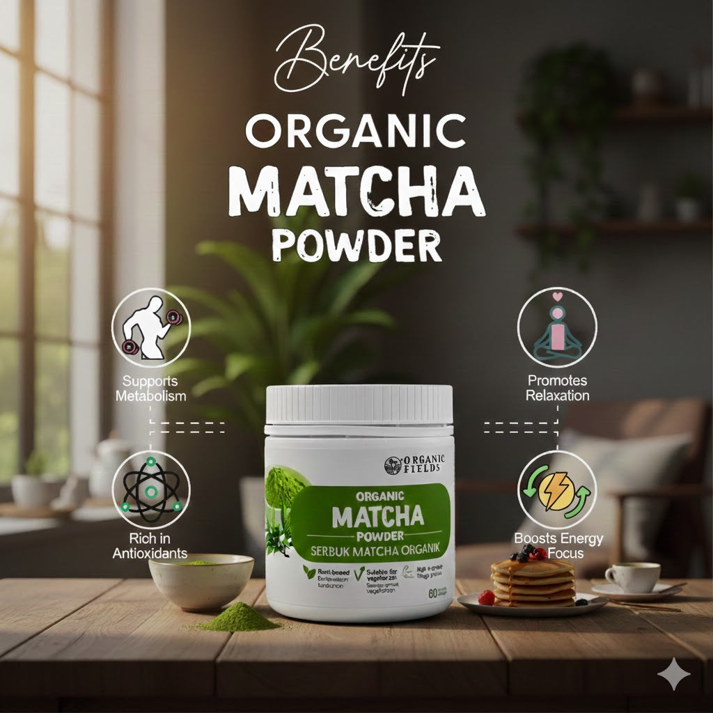 ORGANIC MATCHA POWDER 120GM