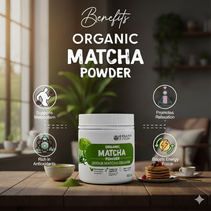 ORGANIC MATCHA POWDER 120GM