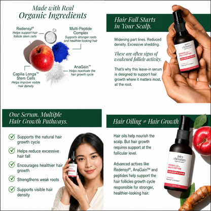 Stemcells + Multi-Peptide Hair Growth Serum Fortified With Redensyl & Anagain