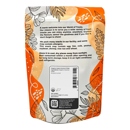 Organic Copra Coconut Chips 100g