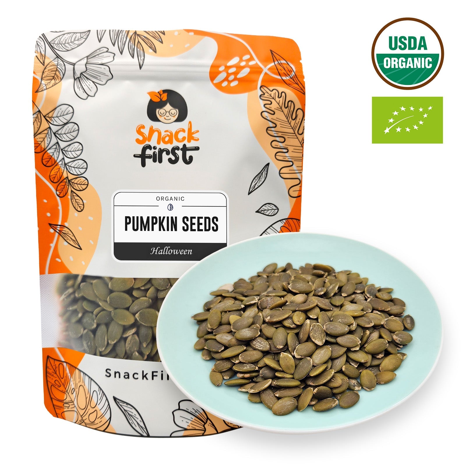 Organic Halloween Pumpkin Seeds 200g
