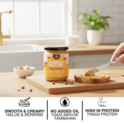 Organic Peanut Butter Spread with Himalayan Rock Salt 220g