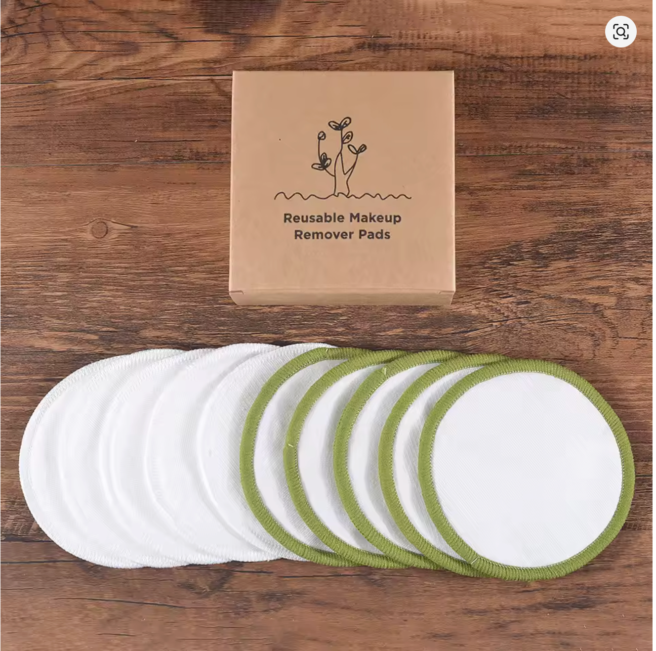 Cotton Demaquillant 10Pcs Bamboo Makeup Remover Reusable Cotton Pads