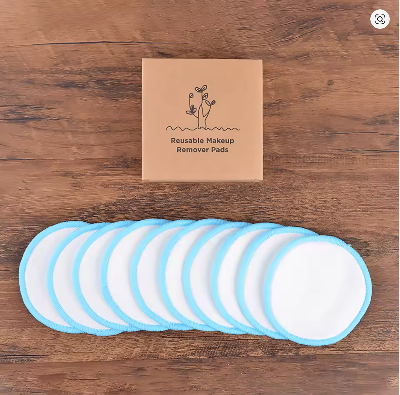 Cotton Demaquillant 10Pcs Bamboo Makeup Remover Reusable Cotton Pads