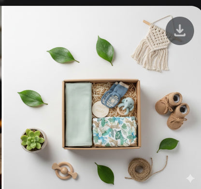 Bamboo Cotton Baby Muslin Swaddle Blanket Wraps Baby Gift Set