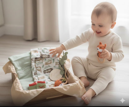 Bamboo Cotton Baby Muslin Swaddle Blanket Wraps Baby Gift Set