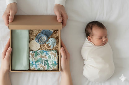 Bamboo Cotton Baby Muslin Swaddle Blanket Wraps Baby Gift Set