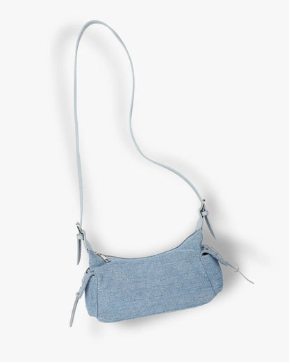 Denim Shoulder Bag for Women Stylish with Multiple Pockets