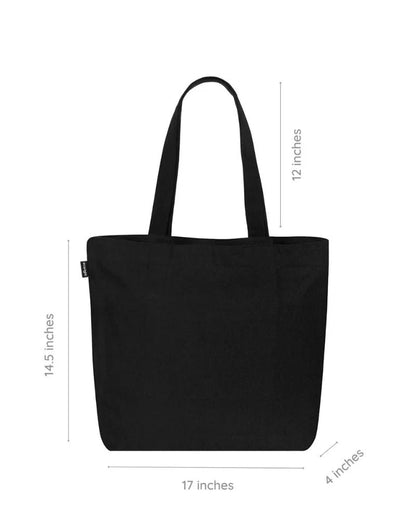 Vitamin Sea | Large Canvas Tote Bag for Women, Tote Handbags for Women with Zipper & Inner Pocket for College, Shopping, Office