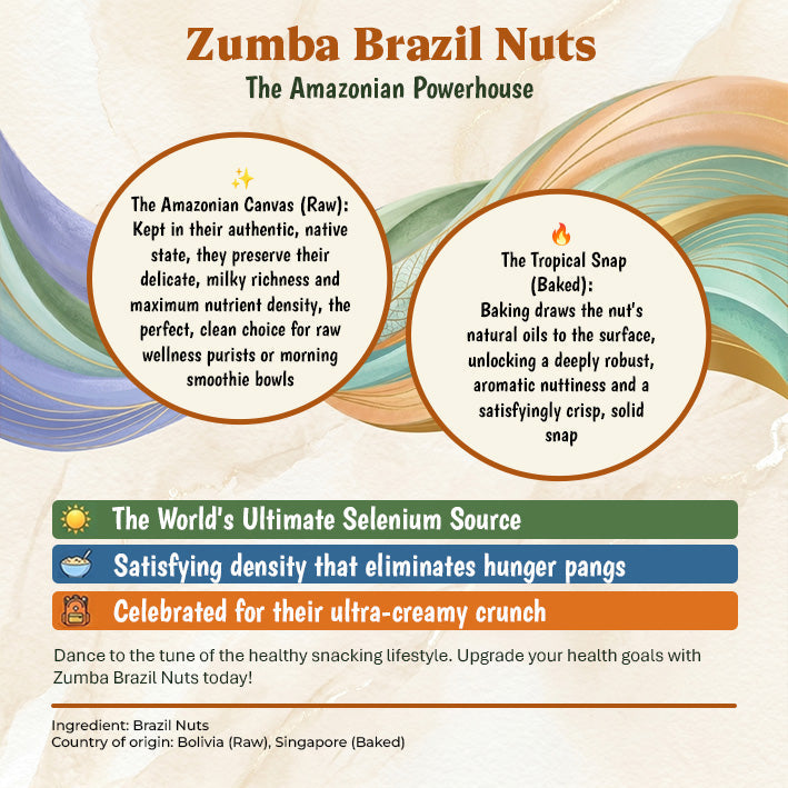 Zumba Baked Brazil Nuts 200g