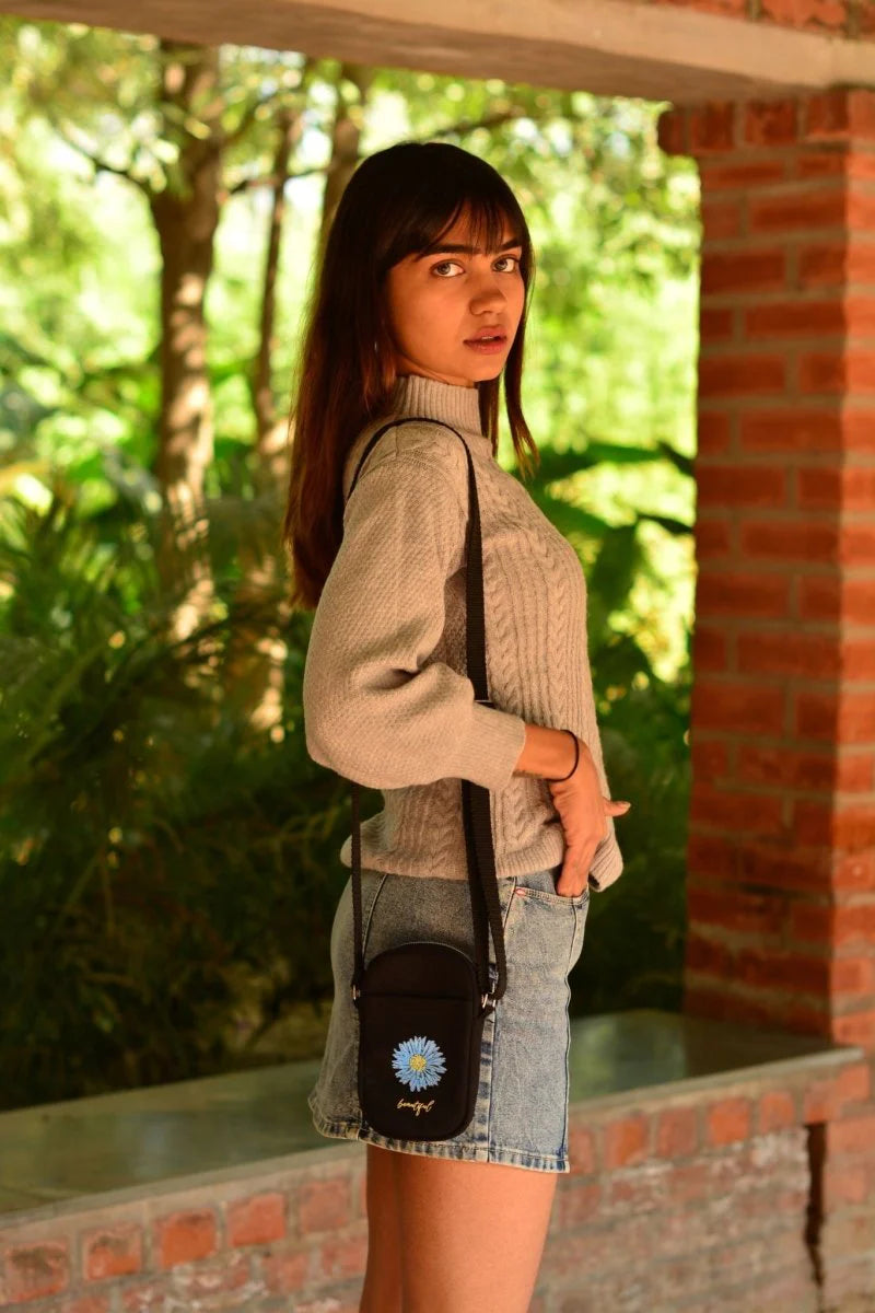 Small Sling Bag for Women, Phone Bag with Adjustable Cotton Strap