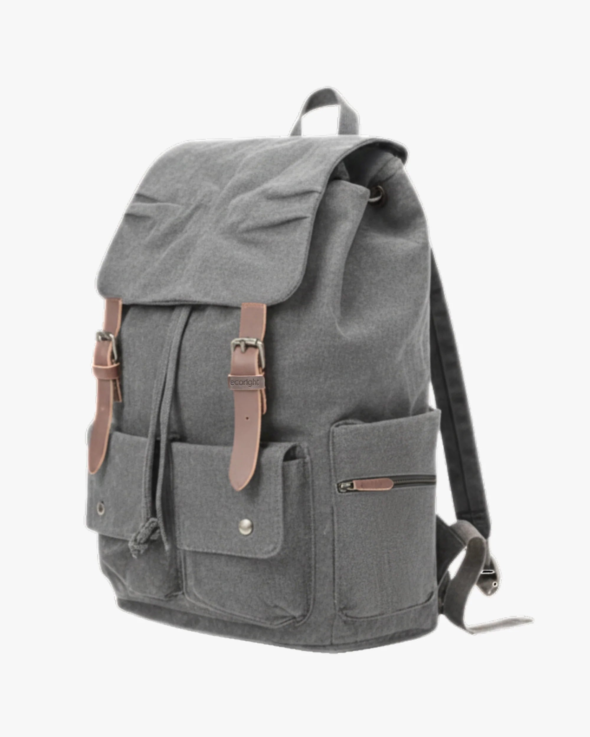 Backpack Bag for Men and Women | Laptop Backpack for Men, College Backpack with 15.6 inch Laptop Compartment, Sustainable Canvas Backpack