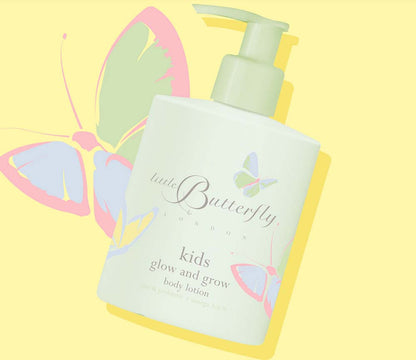 Little Butterfly London glow and grow KIDS BODY LOTION 300ml