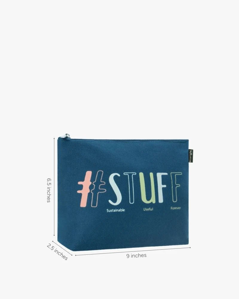 Makeup Pouch for Girls, Canvas Cosmetic Pouch | Stuff